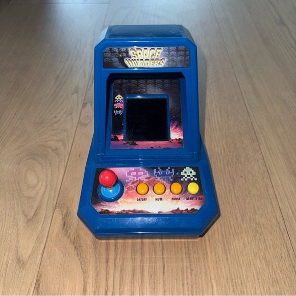 space invaders Other - Space Invaders Retro Blue Arcade Game